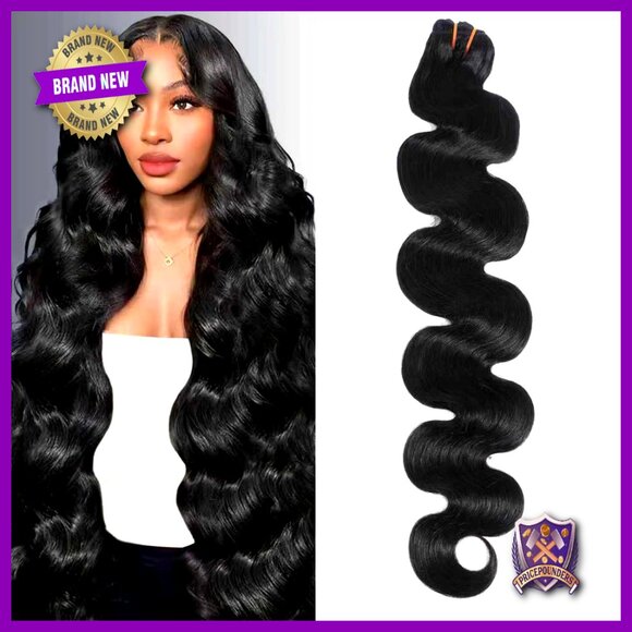 18 Inch Body Wave Human Hair Extensions Bundle 100% Raw Virgin Remy
